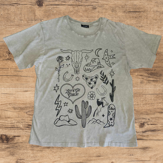 Cool Cowgirl Graphic Tee